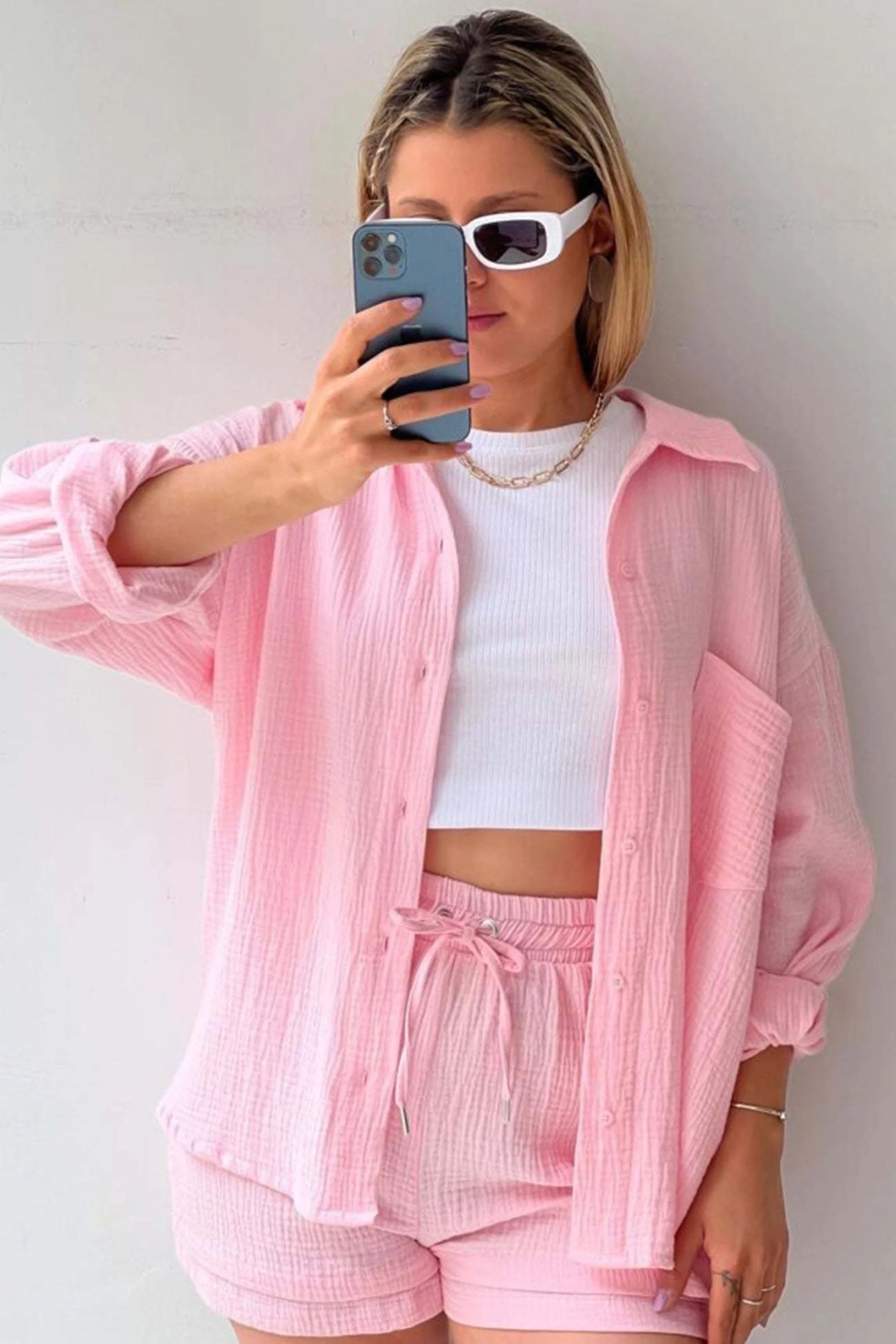 Women’s Cotton Two-Piece Set