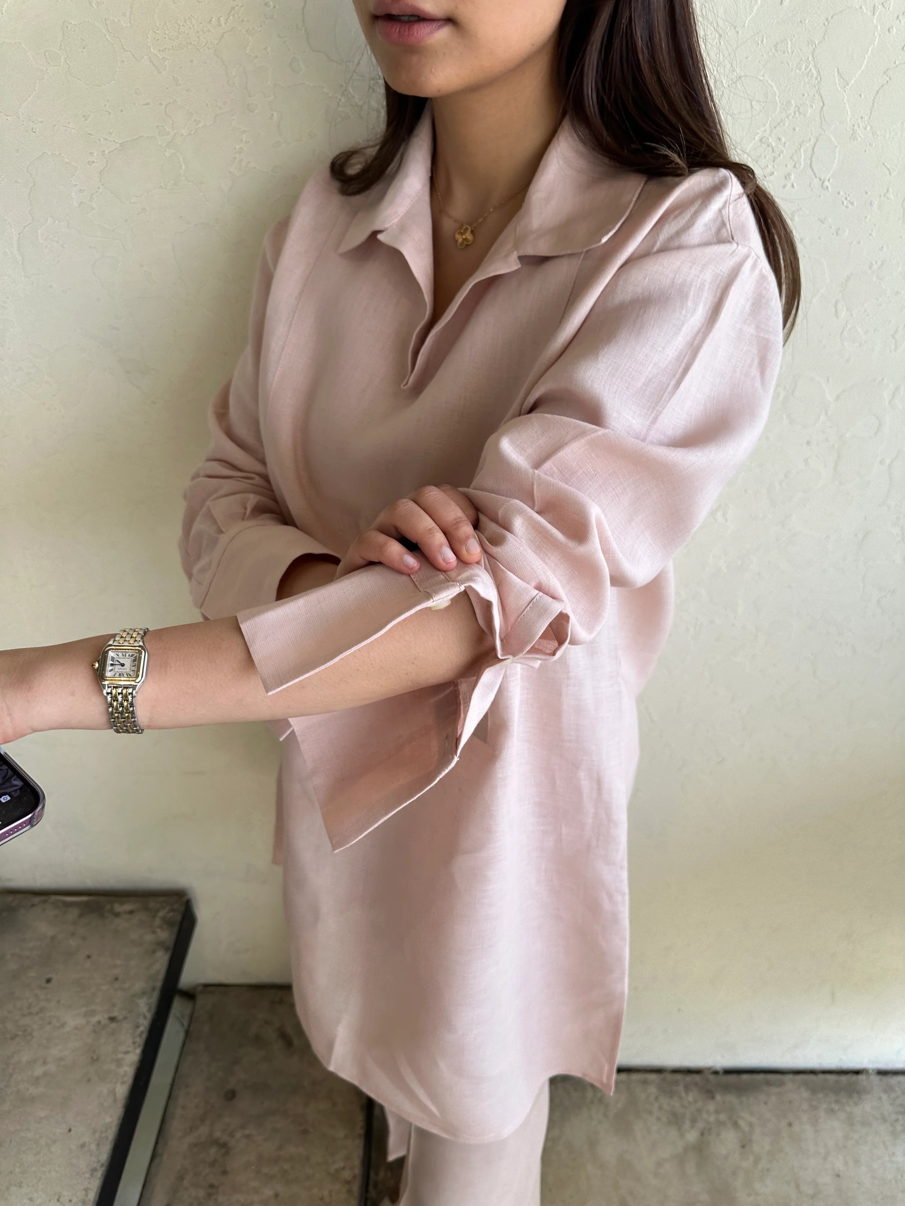 Light Pink Cotton Willow Set