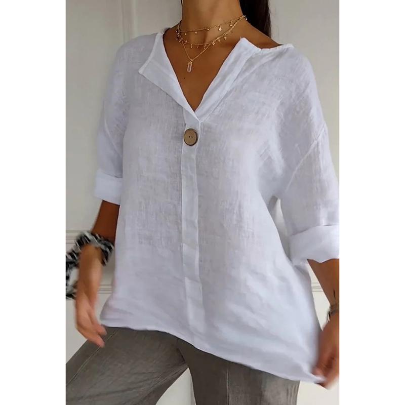 Women Cotton Linen Top