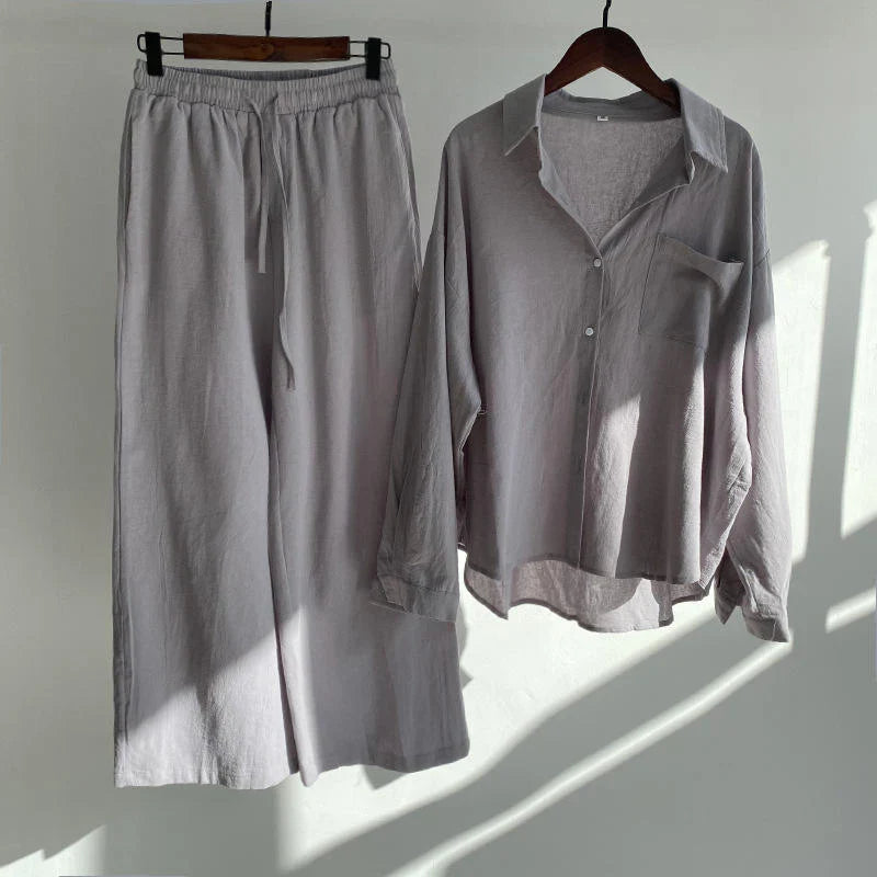 Women’s Cotton Two-Piece Set