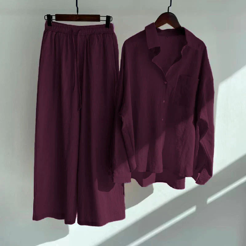 Women’s Cotton Two-Piece Set