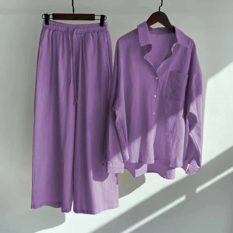 Women’s Cotton Two-Piece Set