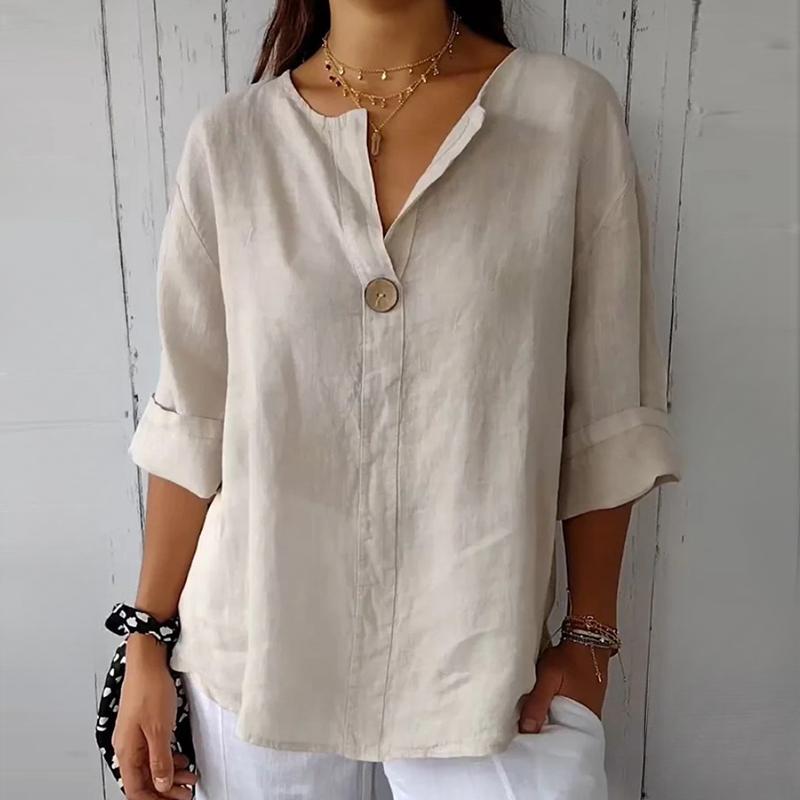 Women Cotton Linen Top