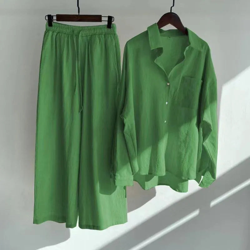 Women’s Cotton Two-Piece Set