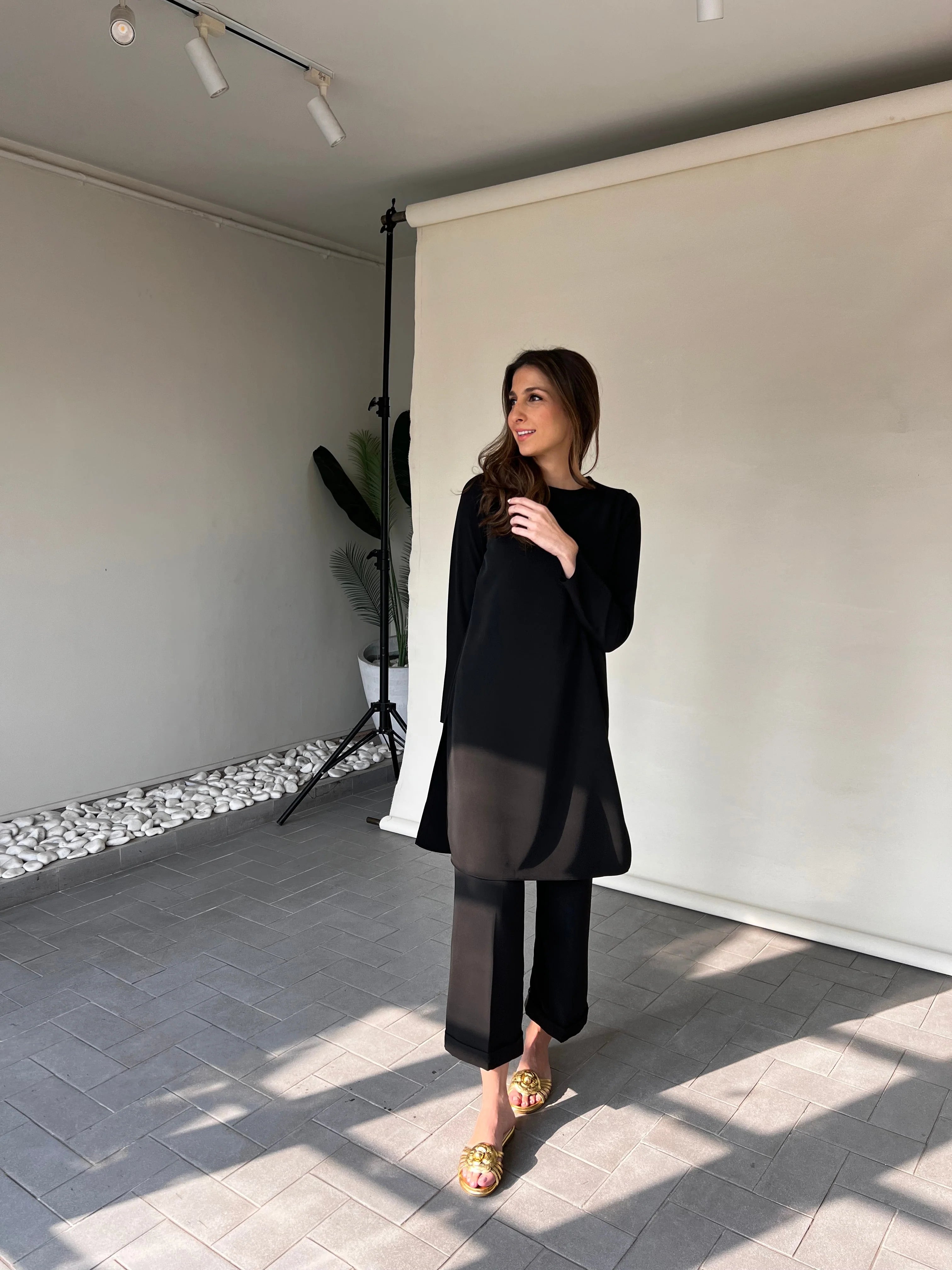 Black G Co-Ord Set