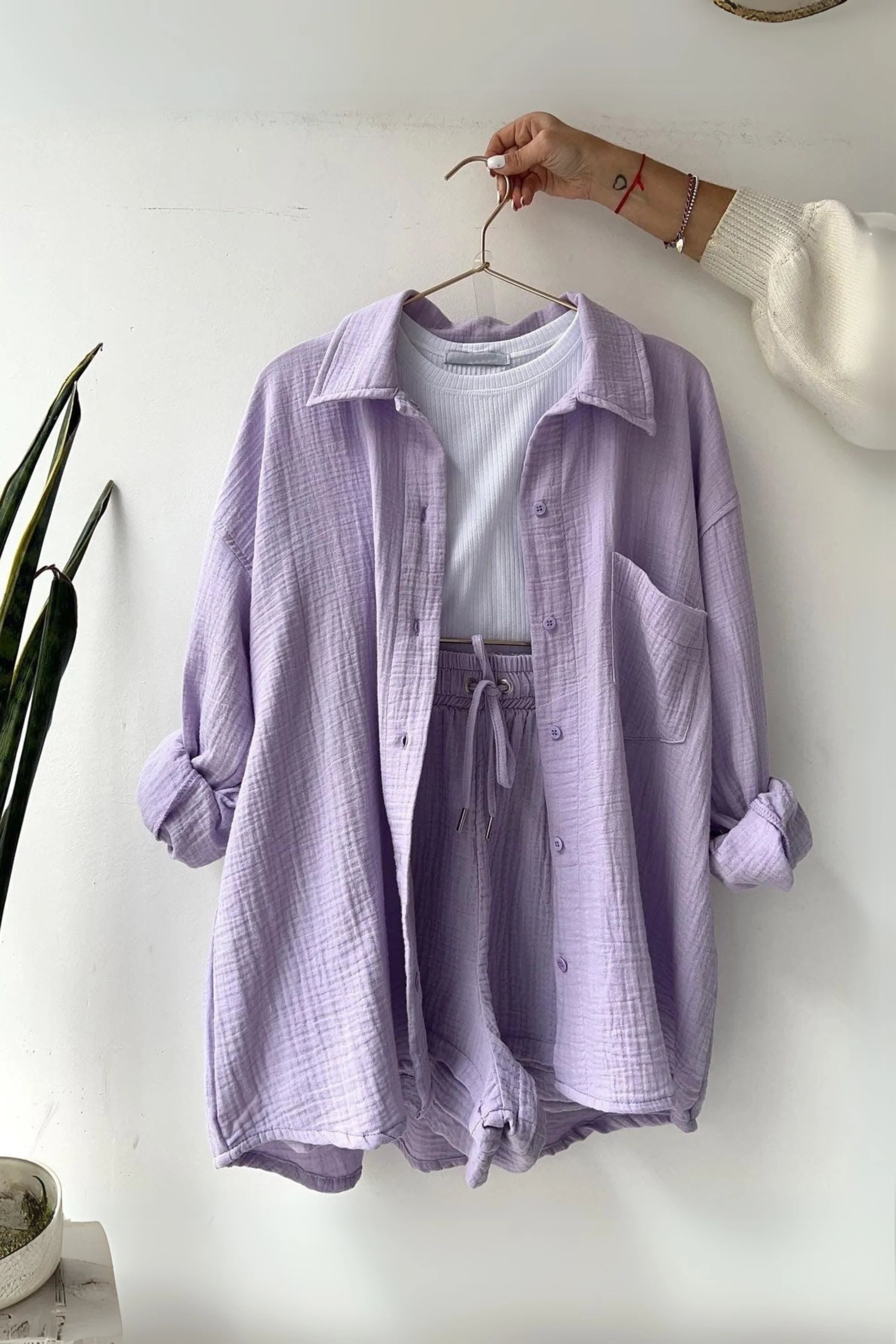 Women’s Cotton Two-Piece Set