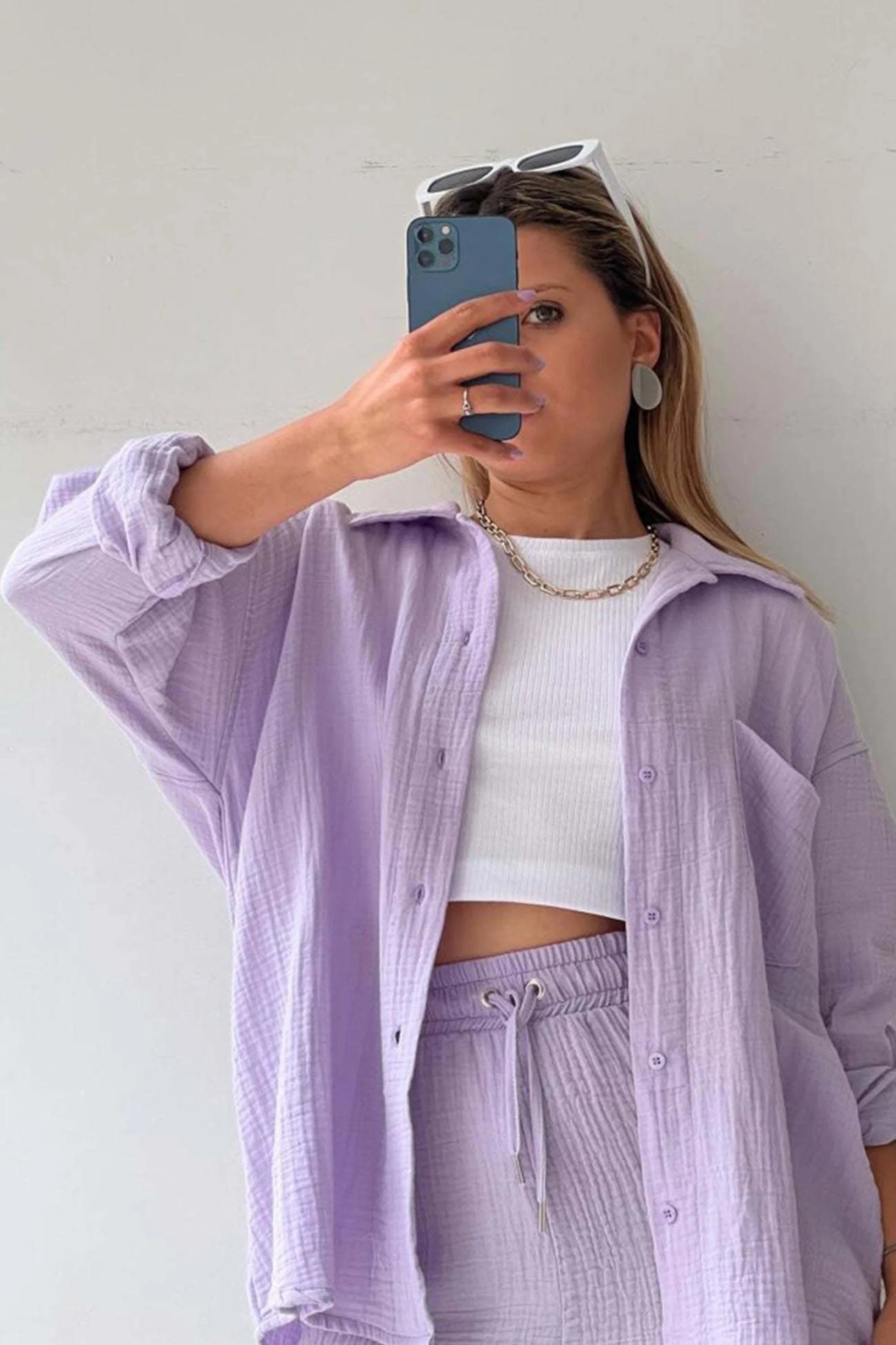 Women’s Cotton Two-Piece Set