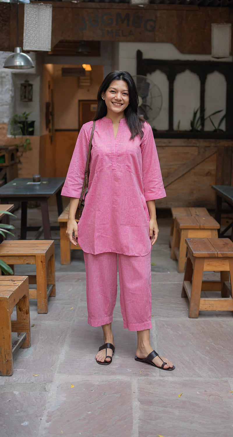 Women Casual Solid Co-Ord Set