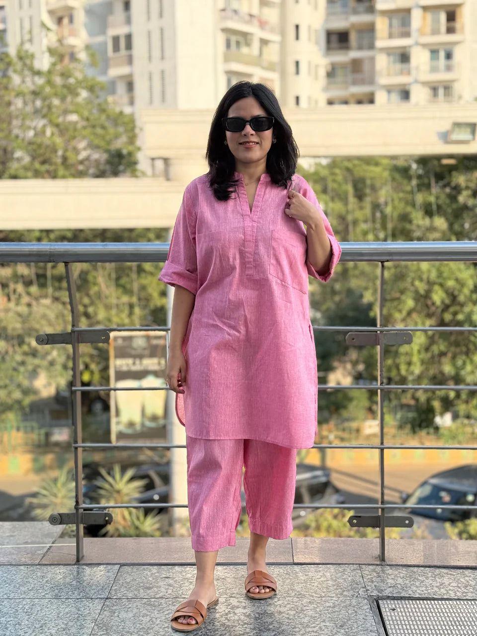 Women Casual Solid Co-Ord Set