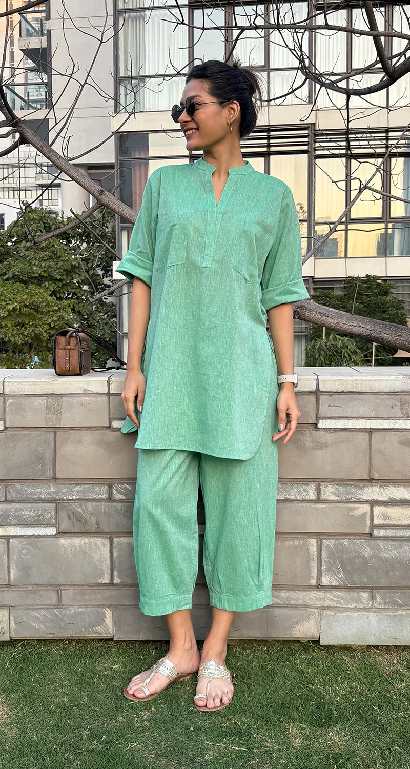 Women Casual Solid Co-Ord Set