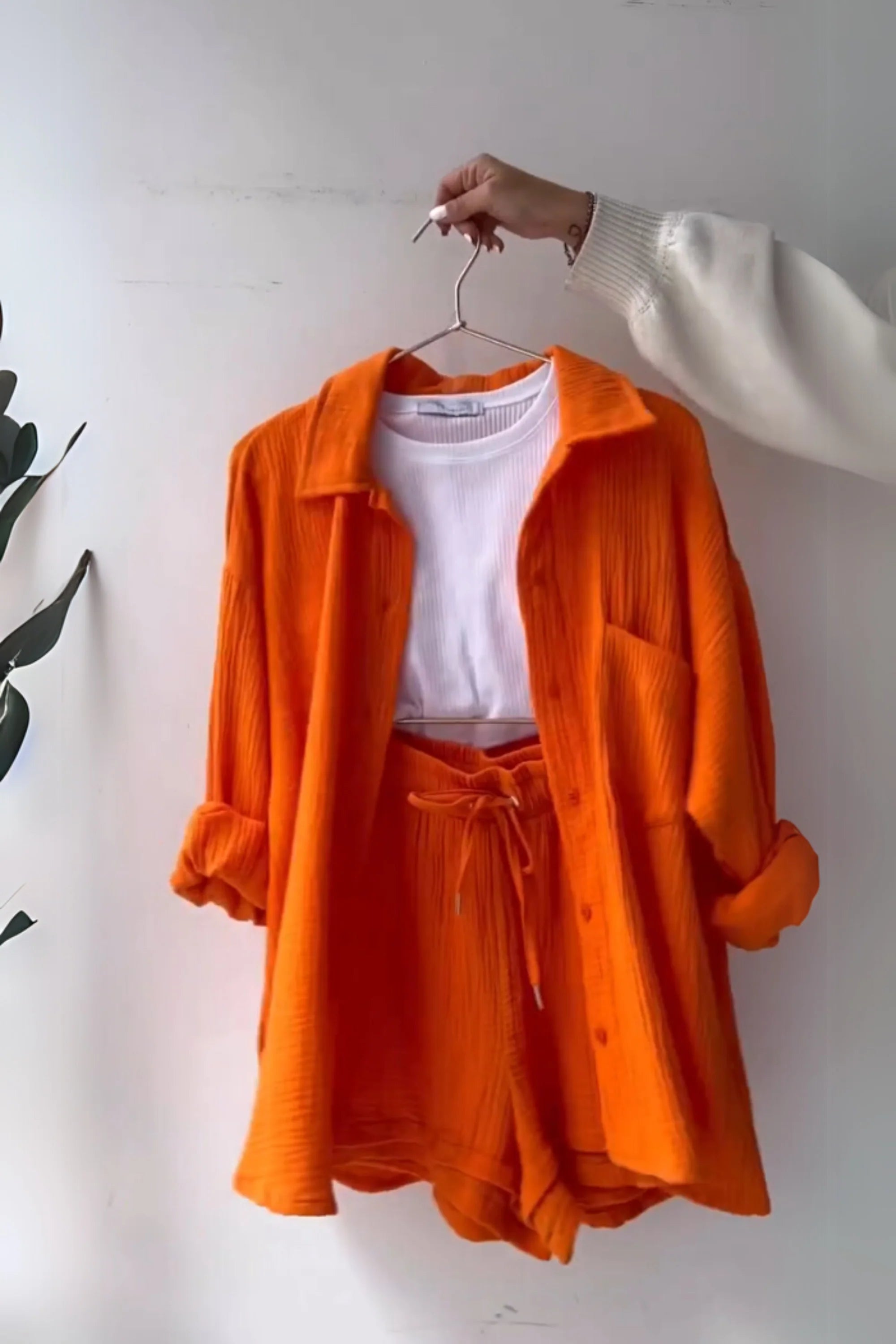 Women’s Cotton Two-Piece Set