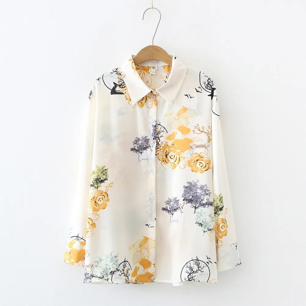 WOMEN RAYON PRINTED TOP