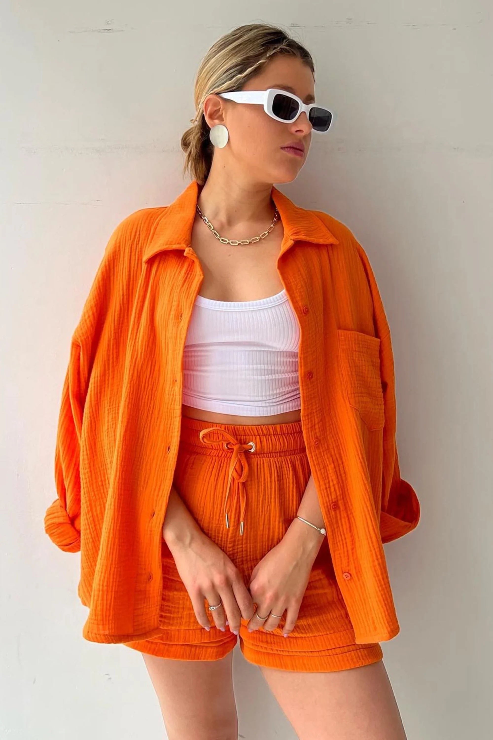 Women’s Cotton Two-Piece Set