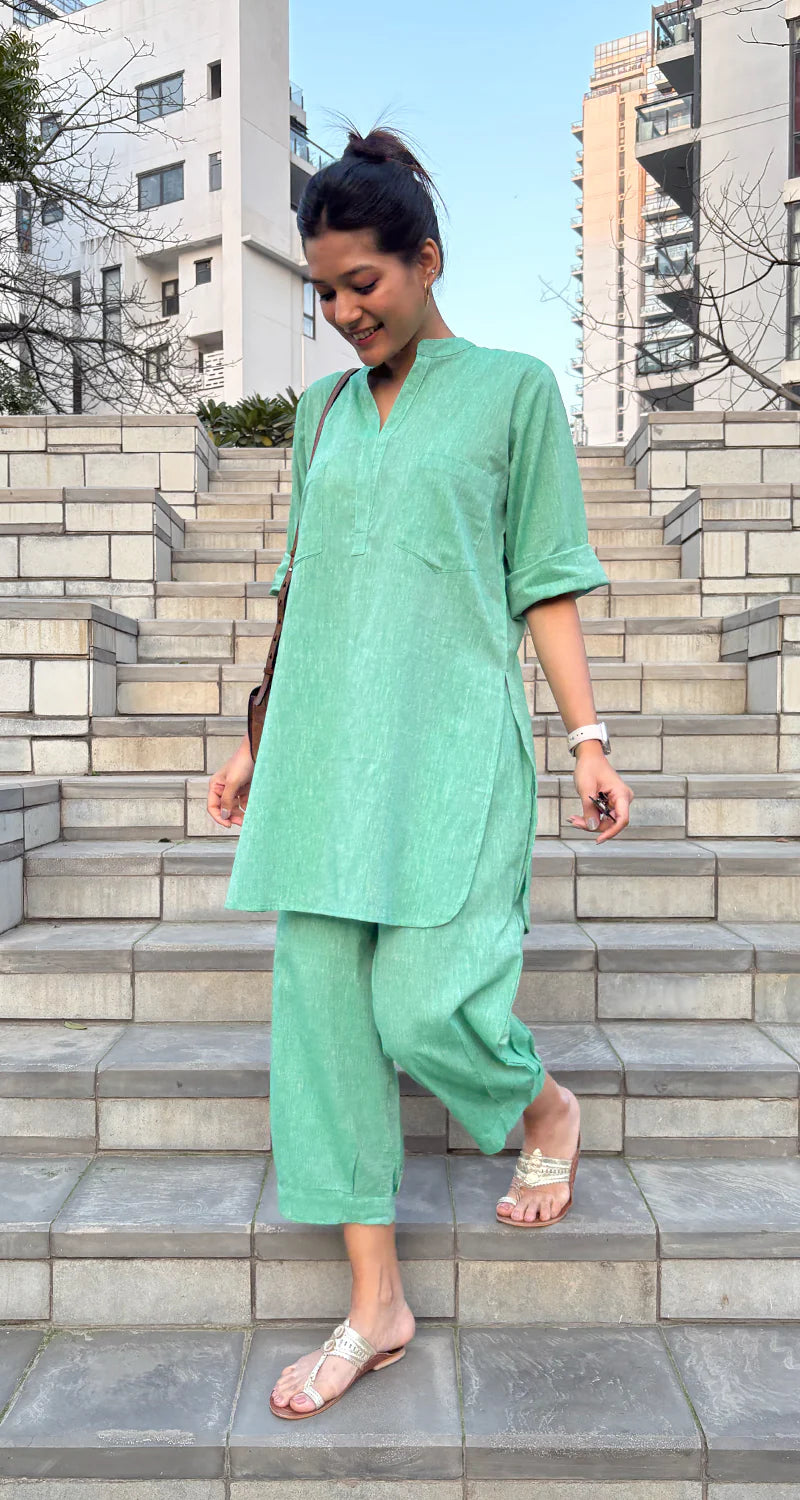 Women Casual Solid Co-Ord Set