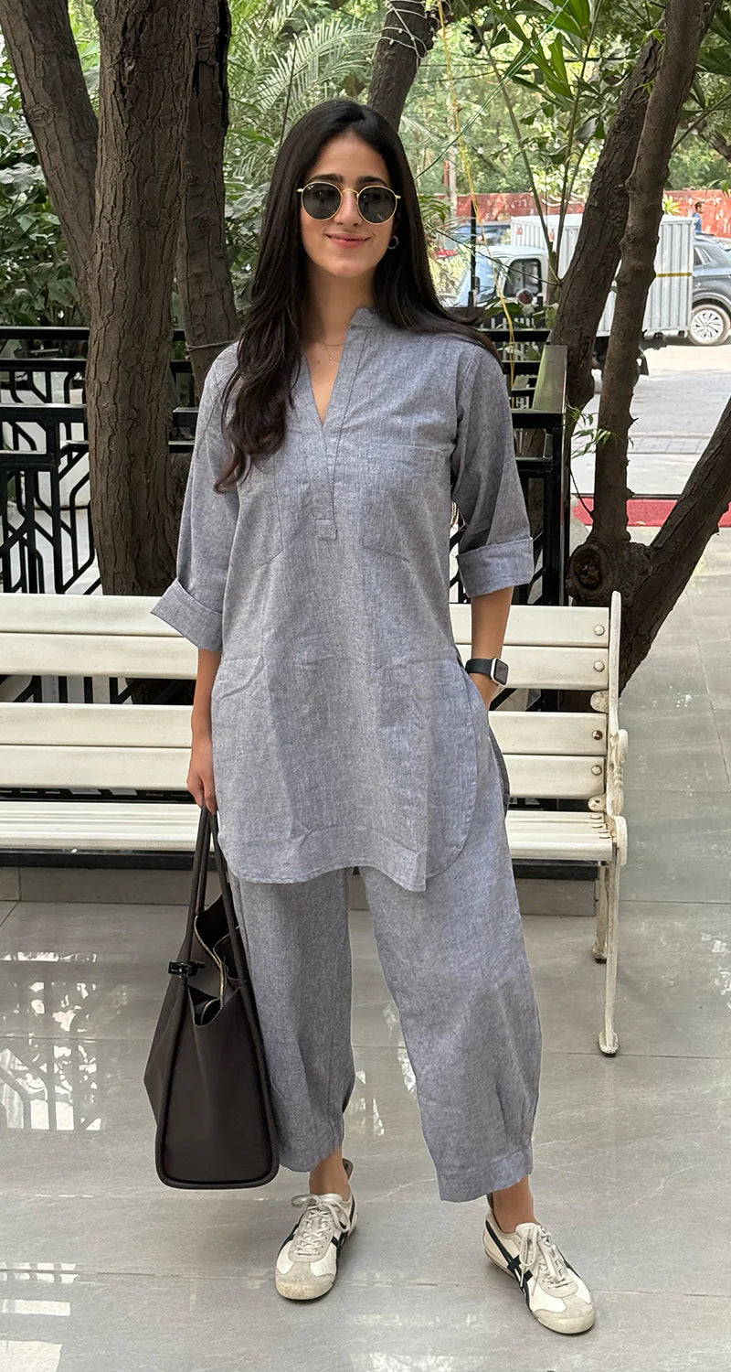 Women Casual Solid Co-Ord Set