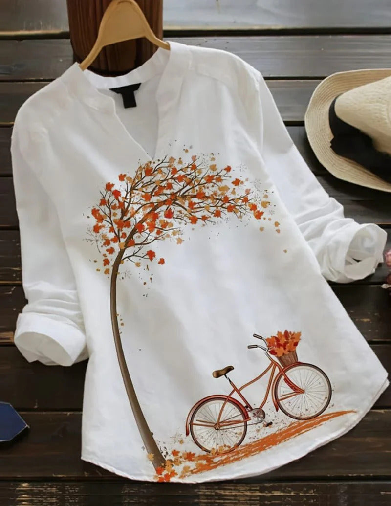 TREE AND BICYCLE DESIGN TOP