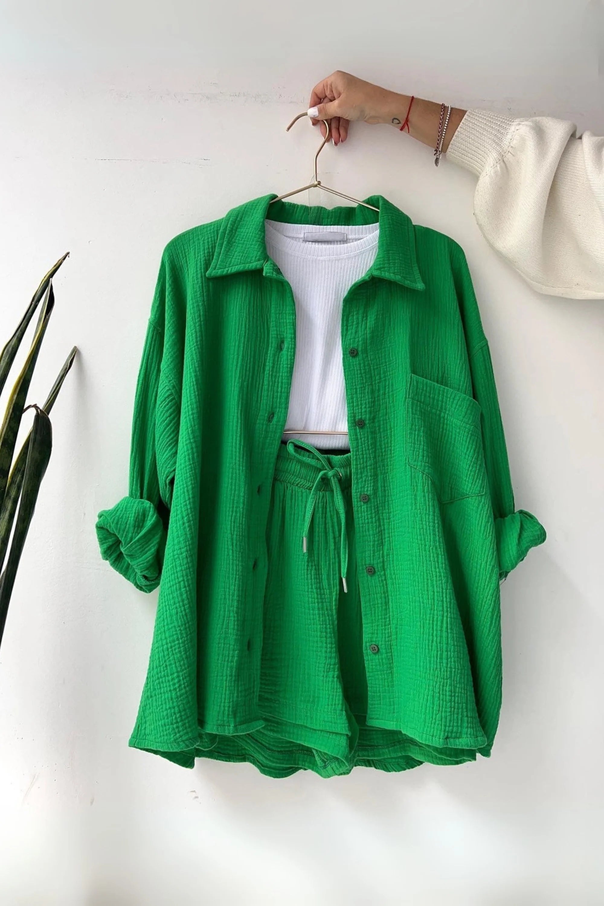 Women’s Cotton Two-Piece Set