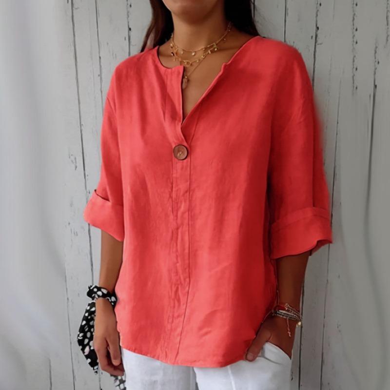 Women Cotton Linen Top