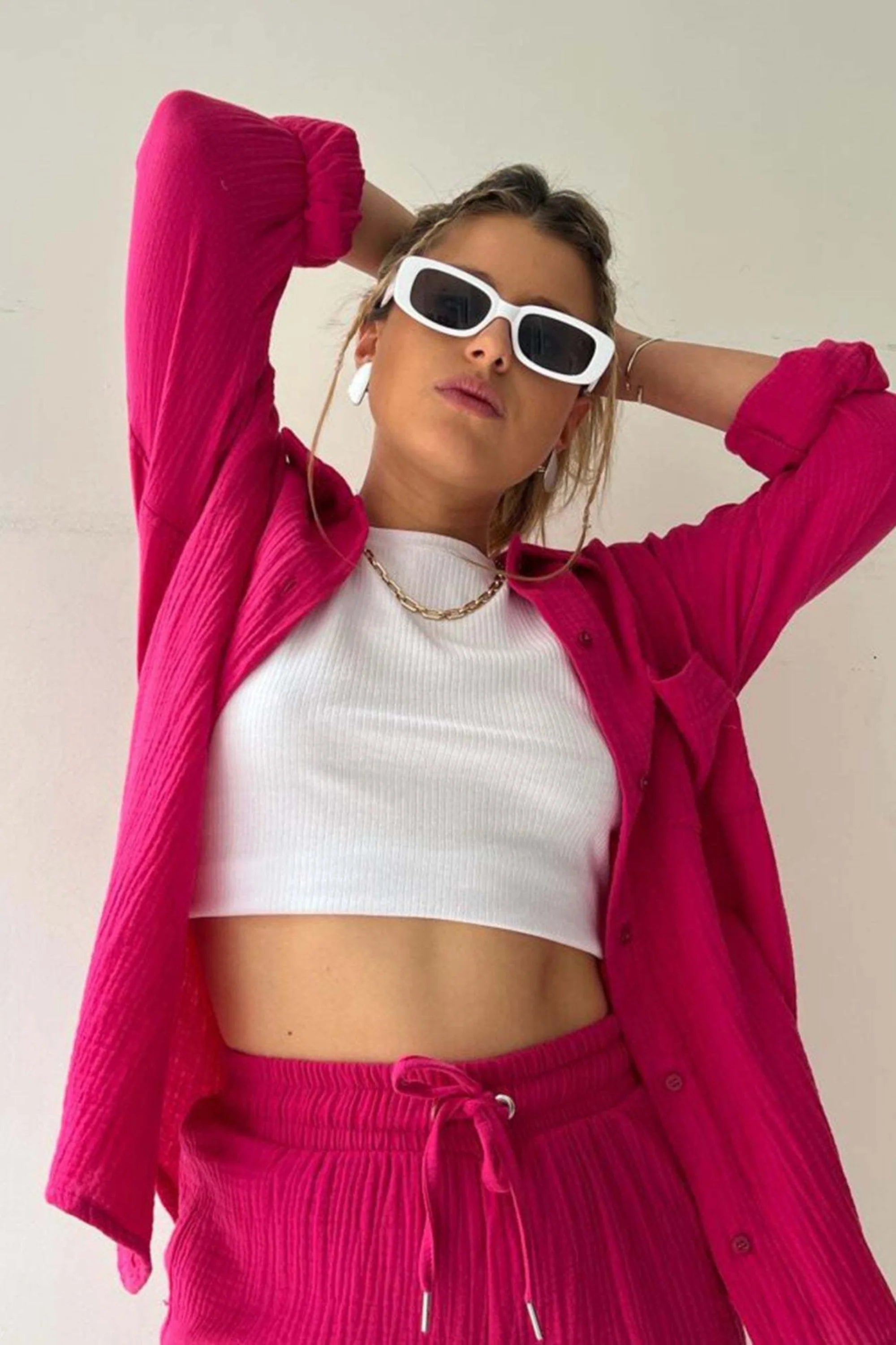 Women’s Cotton Two-Piece Set