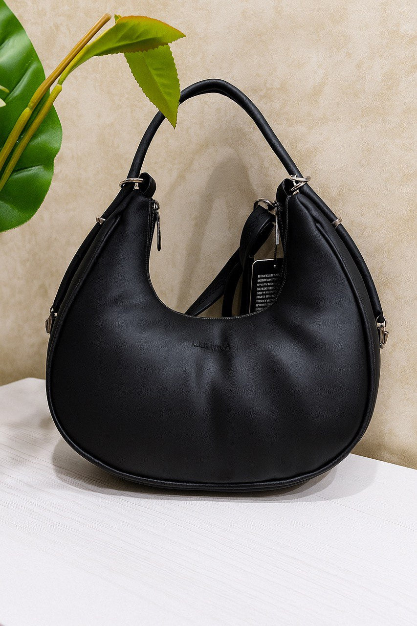 Structured Hobo Bag