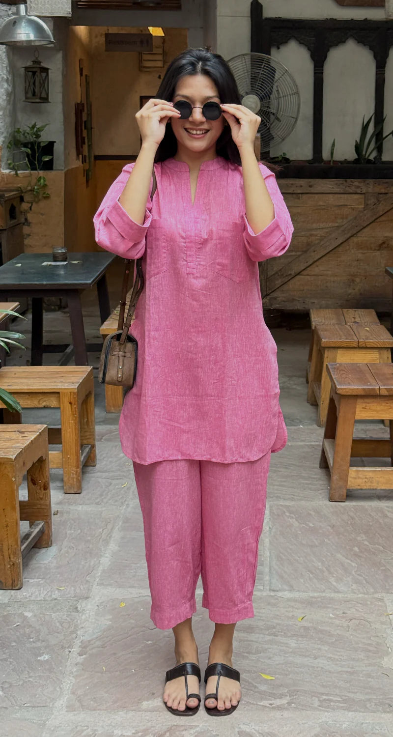 Women Casual Solid Co-Ord Set