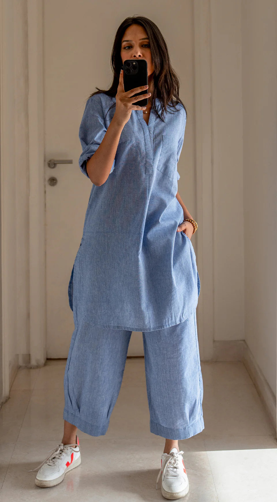 Women Casual Solid Co-Ord Set