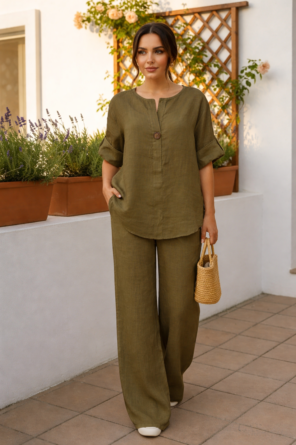 Women's Cotton Two Piece Sets