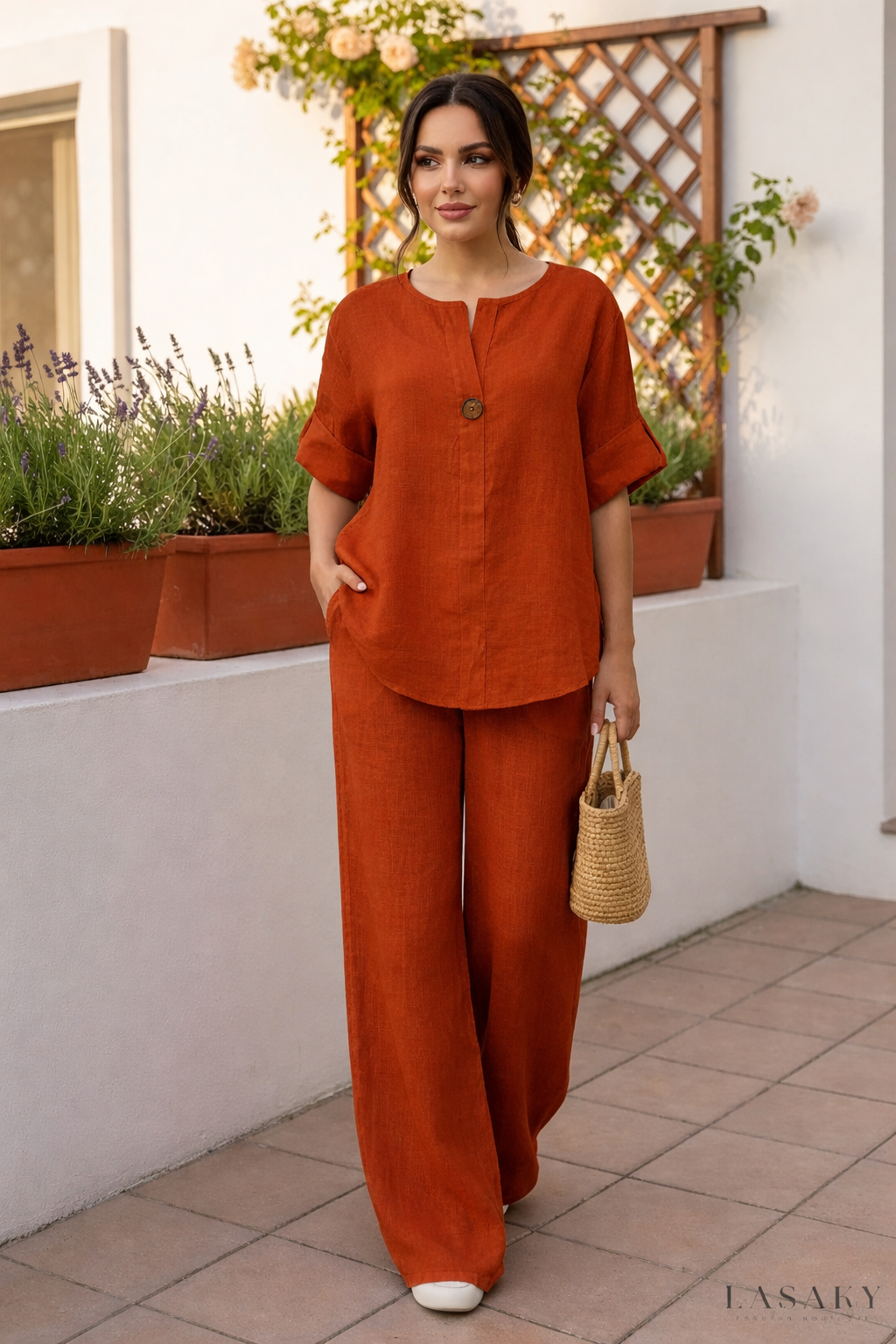 Women's Cotton Two Piece Sets