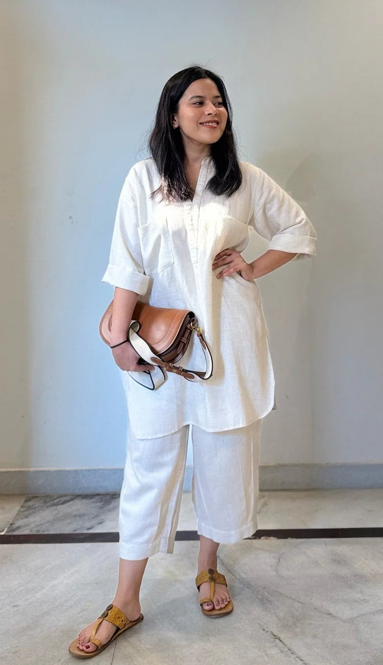 Women Casual Solid Co-Ord Set