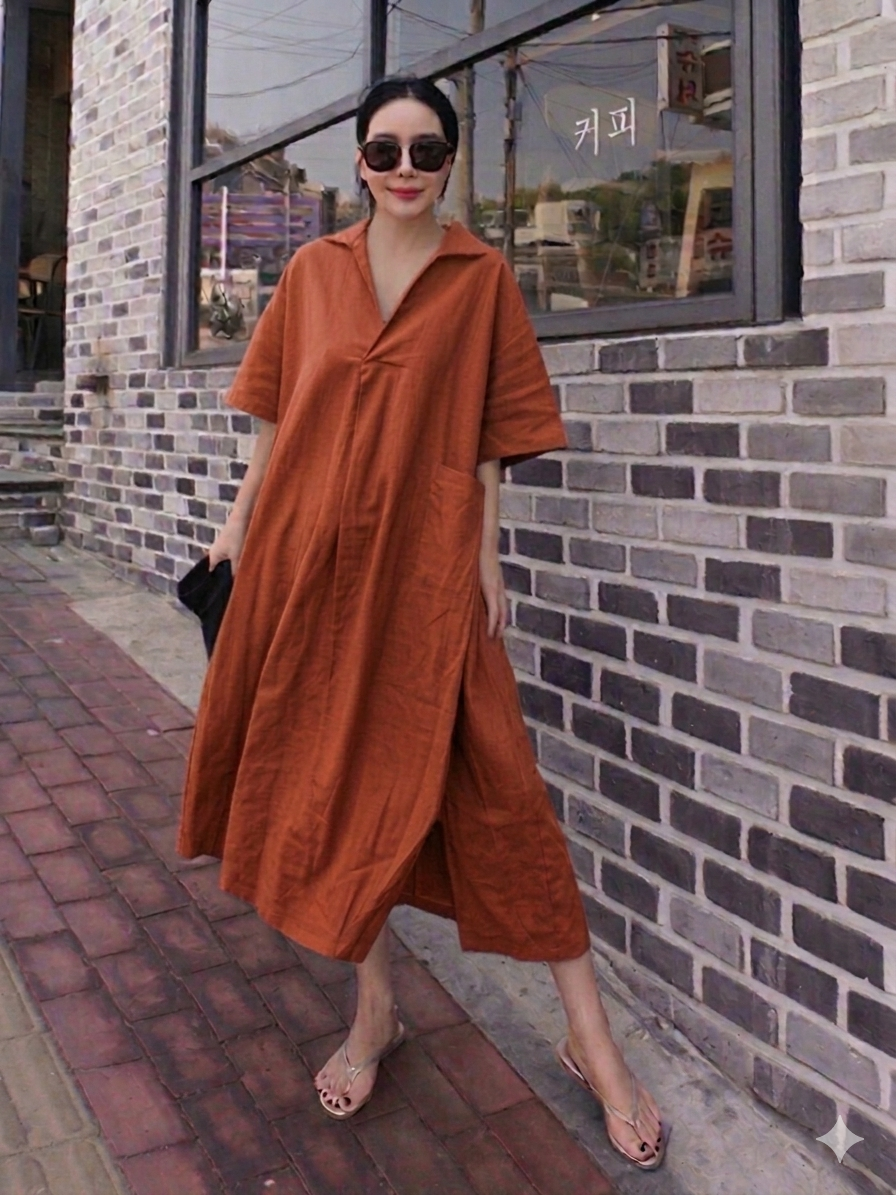 Women Casual Long Plain Co-Ord Set