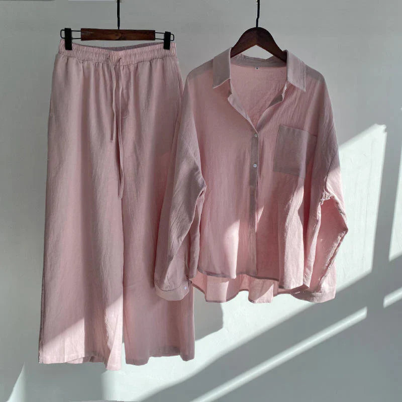 Women’s Cotton Two-Piece Set