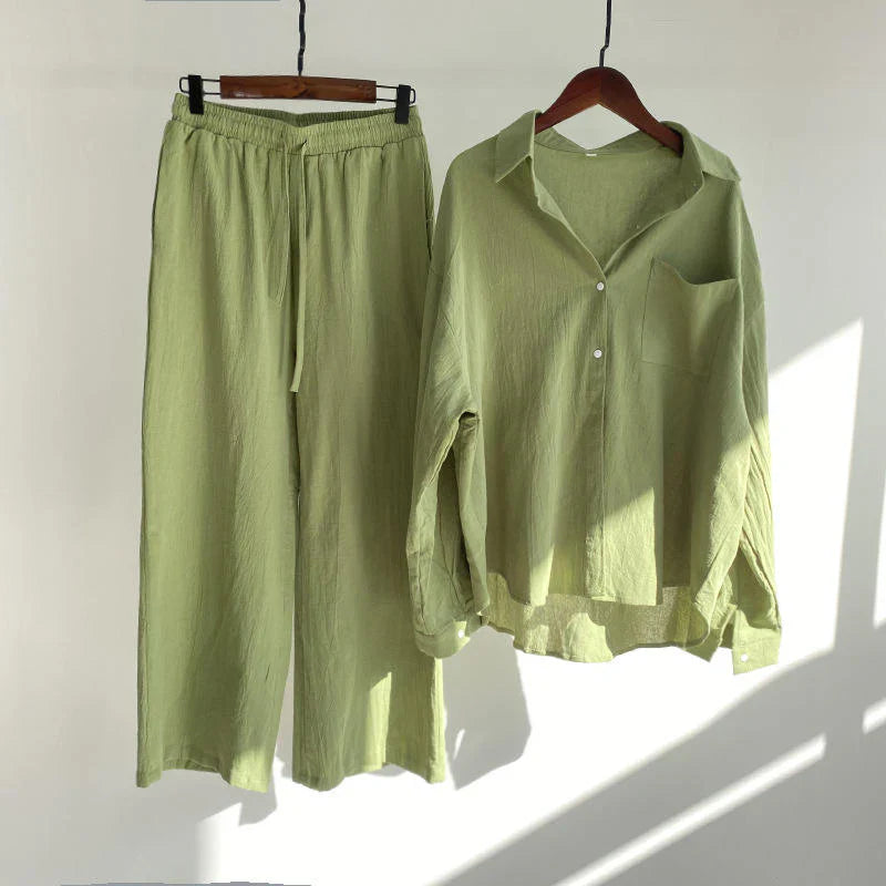 Women’s Cotton Two-Piece Set