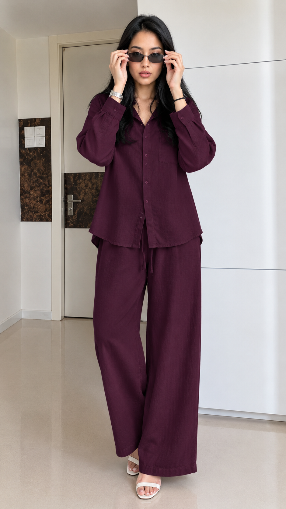 Women’s Cotton Two-Piece Set