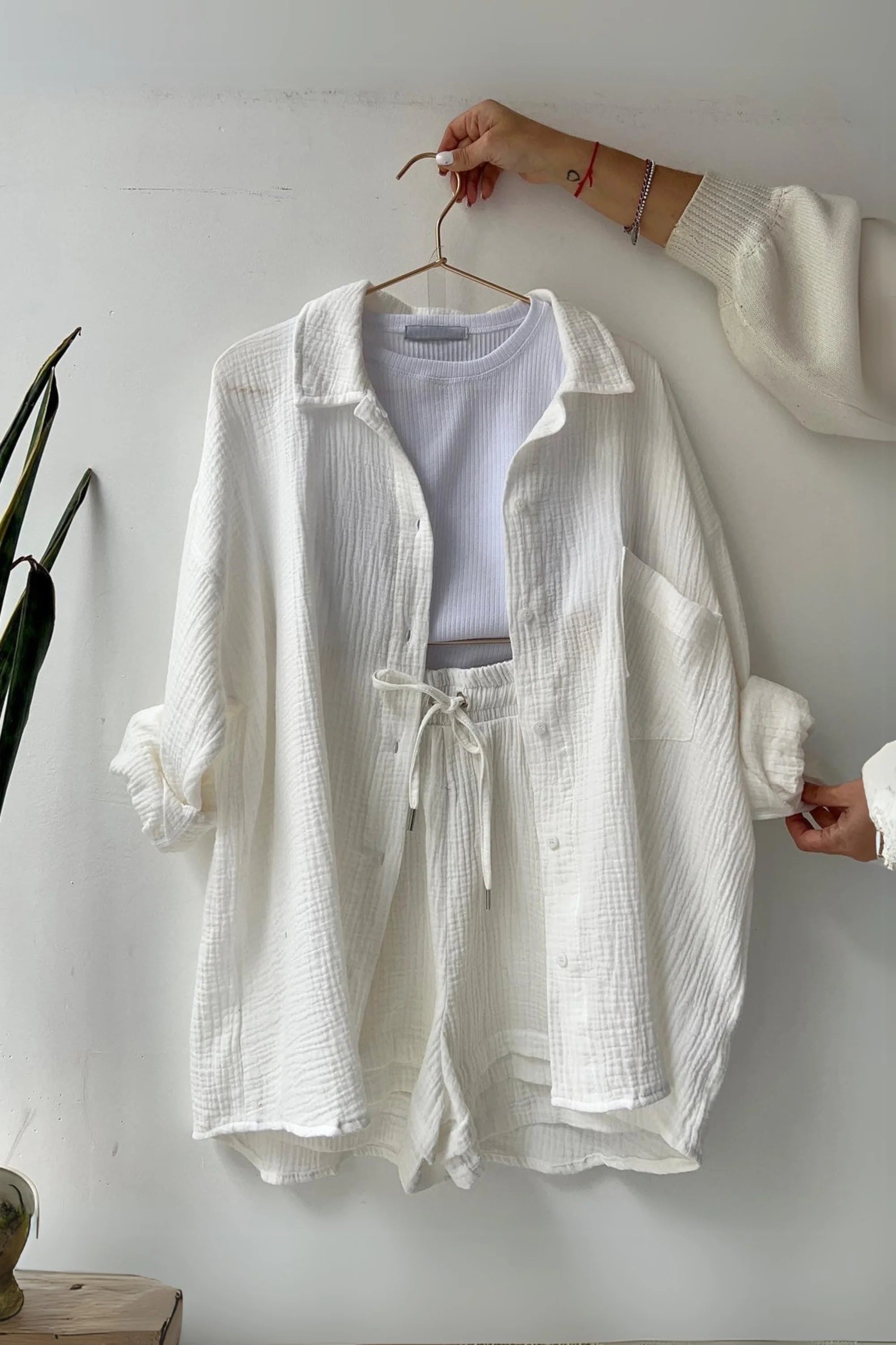 Women’s Cotton Two-Piece Set