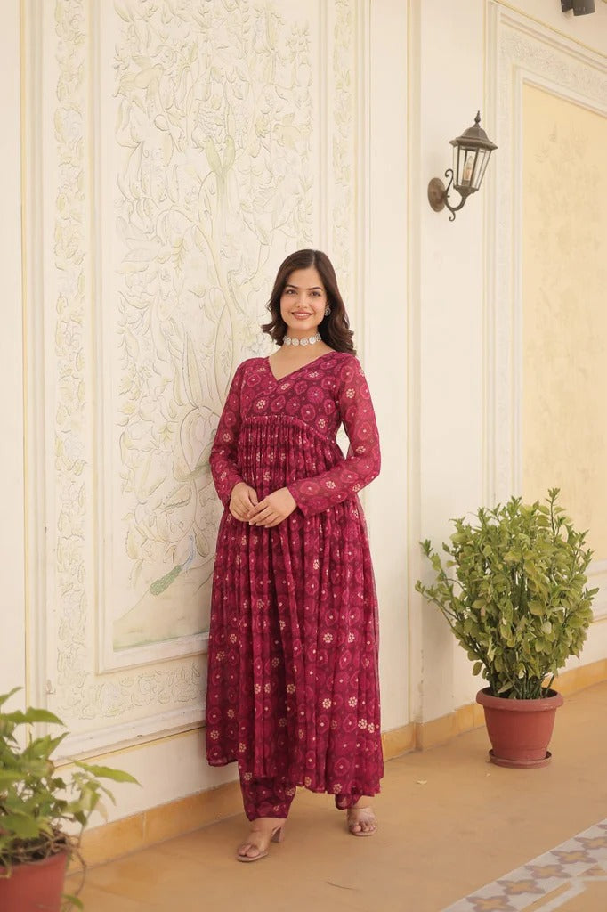 WOMEN HEAVY SILK KURTA SET