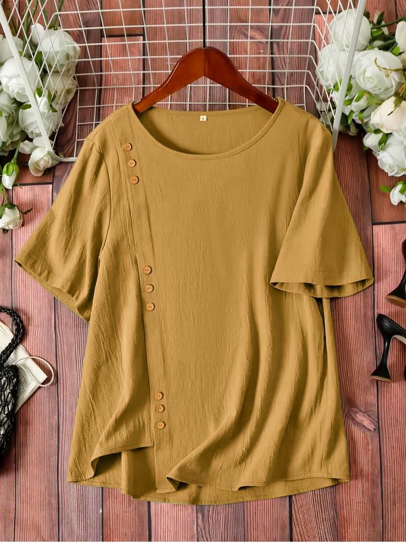 Women Plain Cotton Top