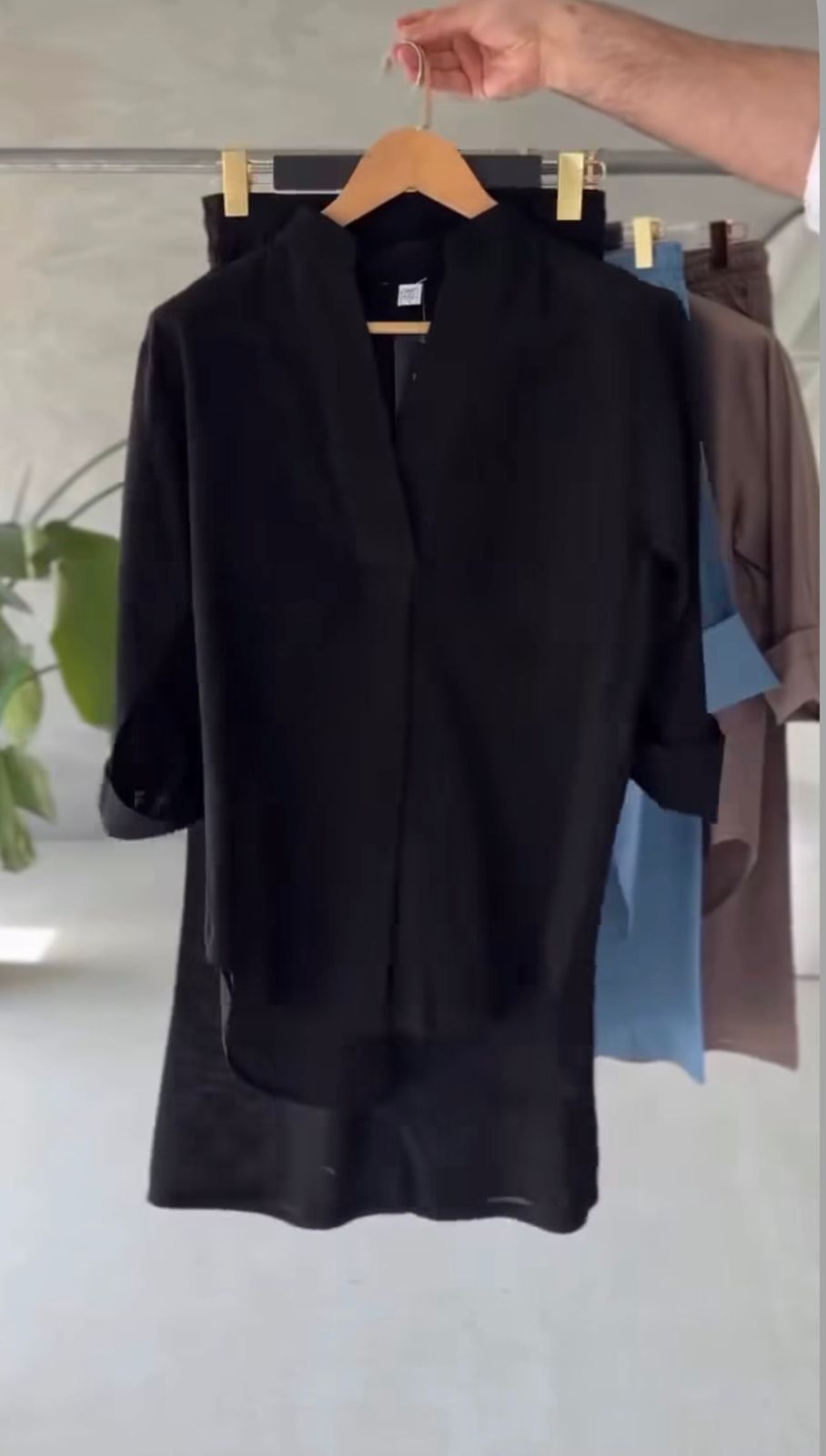 AMARI BOXY TUNIC SHIRT FLARED PANTS SET