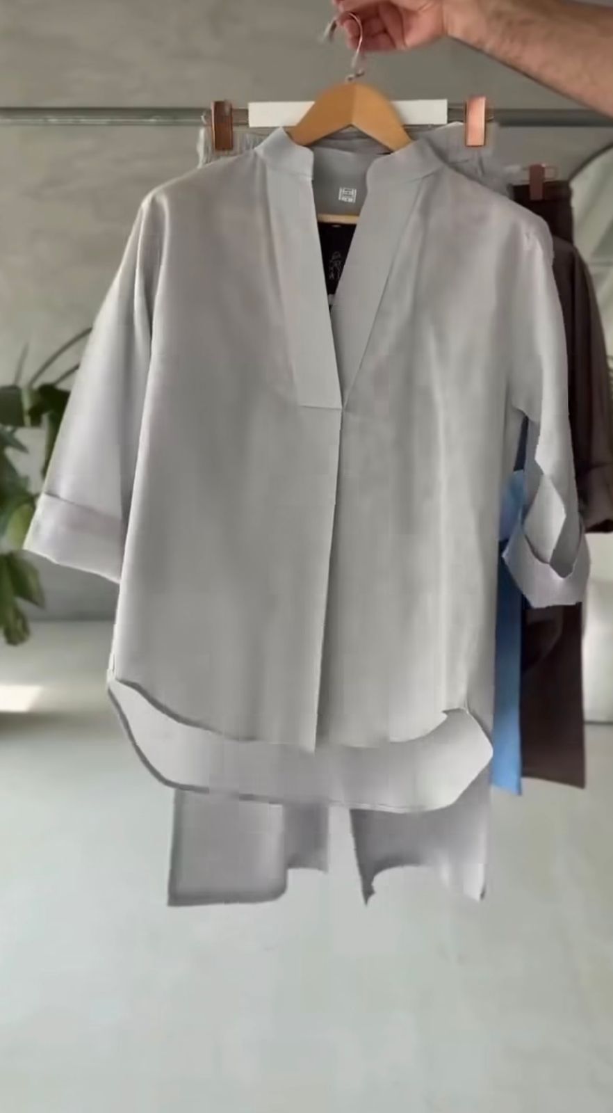 AMARI BOXY TUNIC SHIRT FLARED PANTS SET