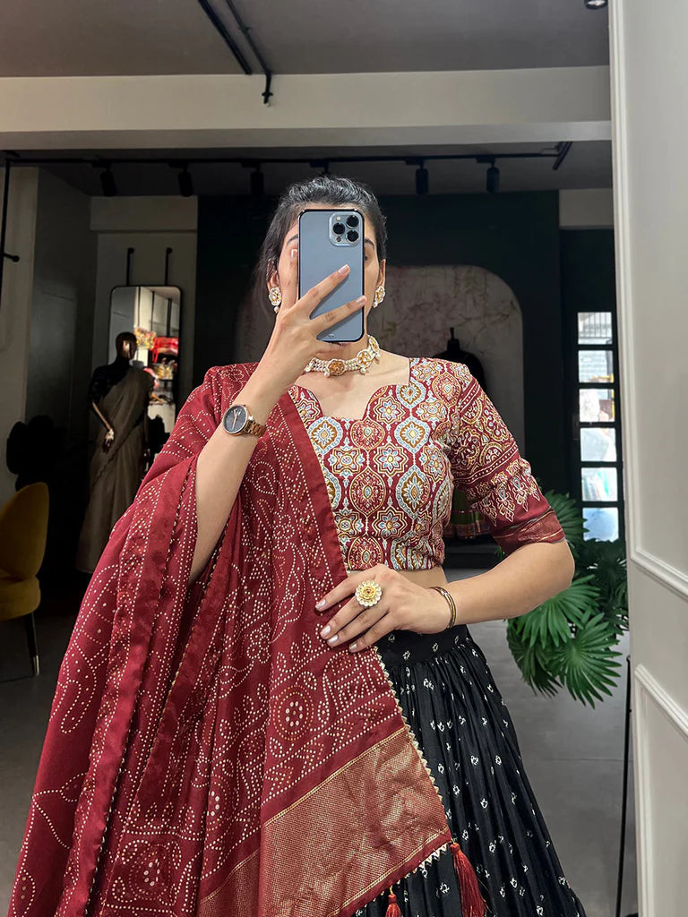 Latest silk chaniya choli sales